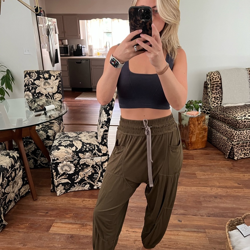 FP Movement Olive Green Women's Jogger Pants